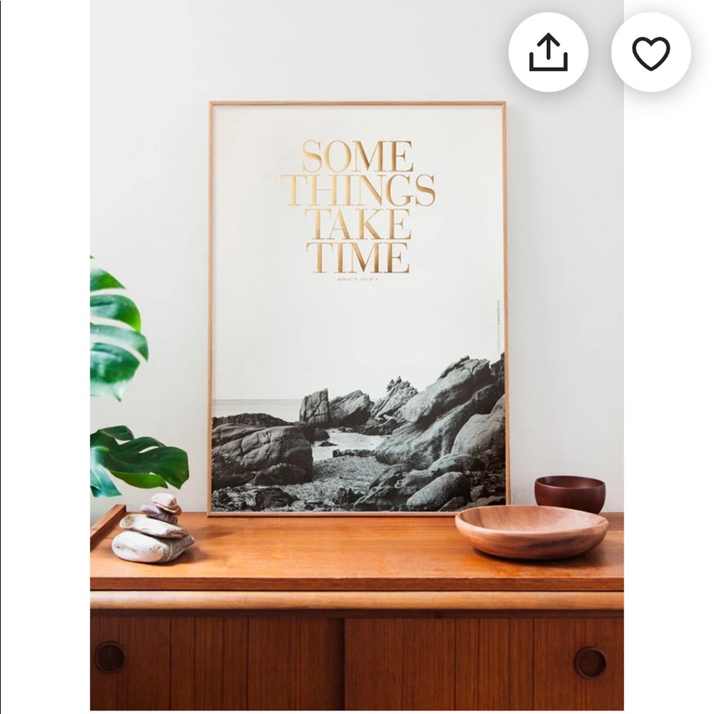Etsy - ‘Some Things Take Time’ - 1st Edition Congostudio Poster 🏔⛰